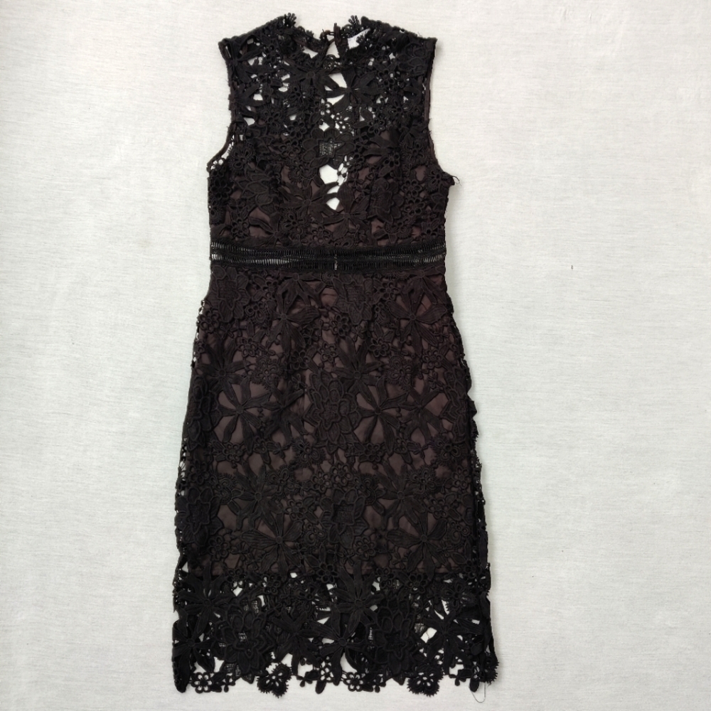 Wildfire black lace cocktail dress size Medium